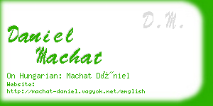 daniel machat business card